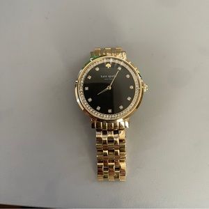 Kate Spade Black and Gold Watch